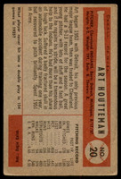 1954 Bowman #20 Art Houtteman G-VG  ID: 237645