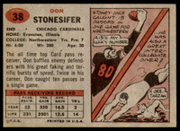 1957 Topps #38 Don Stonesifer Ex-Mint  ID: 246610