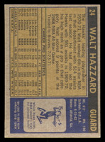 1971-72 Topps # 24 Walt Hazzard Ex-Mint  ID: 288084