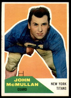 1960 Fleer #103 John McMullan Ex-Mint  ID: 244568