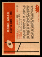 1960 Fleer #93 Doug Asad Ex-Mint 