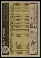 1961 Topps #192 Dick Brown Near Mint 