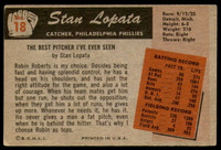 1955 Bowman #18 Stan Lopata G-VG 