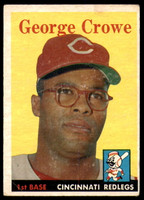1958 Topps #12 George Crowe UER G-VG 