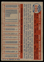 1957 Topps #101 Chuck Stobbs VG-EX 