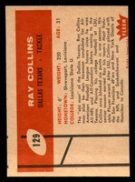 1960 Fleer #129 Ray Collins Ex-Mint  ID: 270995