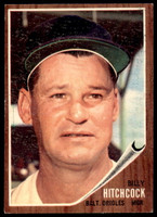 1962 Topps #121 Billy Hitchcock MG Excellent+  ID: 234967