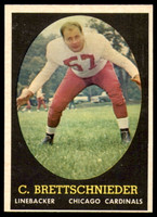 1958 Topps #28 Carl Brettschneider UER Ex-Mint  ID: 253916