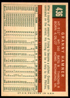 1959 Topps #436 Granny Hamner Ex-Mint  ID: 230902