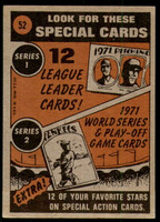 1972 Topps # 52 Harmon Killebrew IA Excellent+  ID: 216386