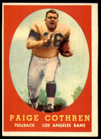 1958 Topps #92 Paige Cothren Excellent+  ID: 254018
