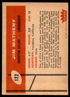 1960 Fleer #122 Jim Matheny Excellent+  ID: 244557