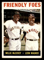 1964 Topps # 41 Willie McCovey/Leon Wagner Friendly Foes Very Good  ID: 281714