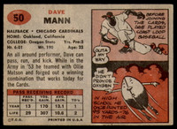 1957 Topps #50 Dave Mann Excellent+  ID: 252535