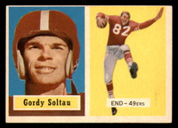 1957 Topps #54 Gordon Soltau Excellent+ 