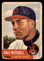 1953 Topps #26 Dale Mitchell DP Poor 