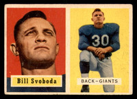 1957 Topps #153 Bill Svoboda DP Very Good RC Rookie  ID: 268172