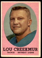 1958 Topps #81 Lou Creekmur Very Good  ID: 246683