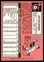 1969 Topps # 92 Jack Billingham Near Mint  ID: 251902