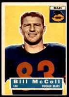 1956 Topps #83 Bill McColl Very Good 
