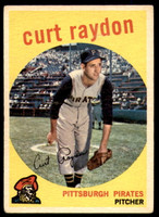 1959 Topps #305 Curt Raydon Excellent RC Rookie  ID: 221804