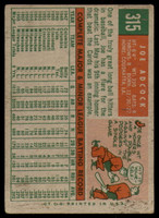 1959 Topps #315 Joe Adcock Very Good 