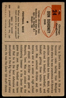 1954 Bowman #24 Don Dohoney Very Good  ID: 222107
