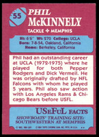 1984 Topps USFL #55 Phil McKinney NM-Mint  ID: 263096