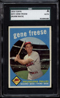 1959 Topps #472 Gene Freese SGC Authentic Blank Back