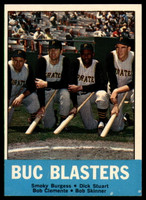 1963 Topps # 18 Smoky Burgess/Dick Stuart/Roberto Clemente/Bob Skinner Buc Blasters Ex-Mint  ID: 149522