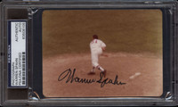 Warren Spahn Milwaukee Braves Photo Signed PSA/DNA Auto Original ID: 138285