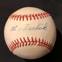 Al Barlick ONL Baseball PSA/DNA Signed Auto Unpire ID: 181454