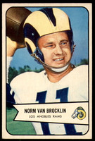 1954 Bowman #8 Norm Van Brocklin Ex-Mint 