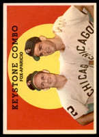 1959 Topps #408 Nellie Fox/Luis Aparicio Keystone Combo Ex-Mint  ID: 198079