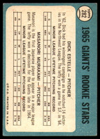 1965 Topps #282 Dick Estelle/Masanori Murakami Giants Rookies Excellent+ RC Rookie ID: 149869