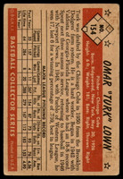 1953 Bowman Color #154 Turk Lown Very Good  ID: 134394