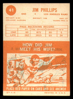 1963 Topps # 41 Jim Phillips Excellent+  ID: 273044