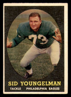 1958 Topps #24 Sid Youngelman UER Very Good  ID: 268209