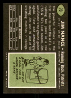 1969 Topps # 70 Jim Nance Ex-Mint  ID: 279217