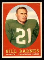 1958 Topps #4 Bill Barnes Very Good  ID: 270003