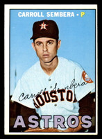 1967 Topps #136 Carroll Sembera Ex-Mint  ID: 286667