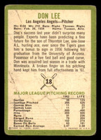 1963 Fleer #18 Don Lee Poor 