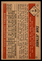 1953 Bowman Color #3 Sam Jethroe Excellent 