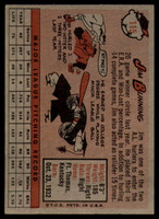 1958 Topps #115 Jim Bunning UER EX++ Excellent++  ID: 104208