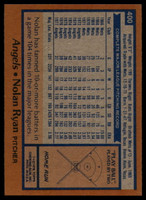 1978 Topps #400 Nolan Ryan Ex-Mint  ID: 152188