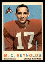 1959 Topps #135 M.C. Reynolds Excellent+ RC Rookie  ID: 268703