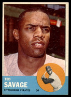 1963 Topps #508 Ted Savage EX++ Excellent++ 
