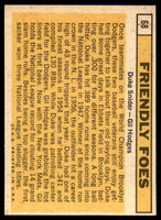 1963 Topps # 68 Duke Snider/Gil Hodges Friendly Foes Excellent+  ID: 149542