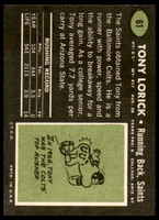 1969 Topps # 61 Tony Lorick Ex-Mint  ID: 260291