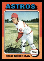 1975 Topps #252 Fred Scherman Ex-Mint  ID: 273923